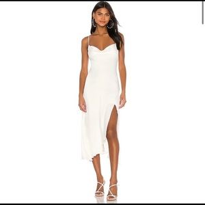 Revolve white midi dress